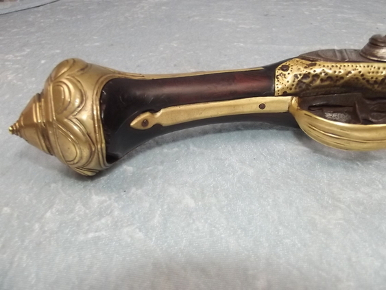 Late 17th Century Spanish Fine Decorated Flintlock Pistol - Image 15