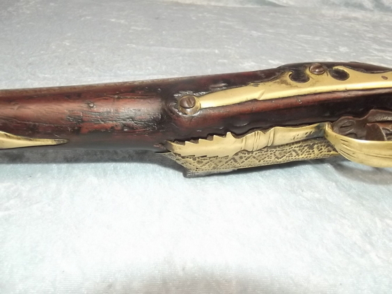 Late 17th Century Spanish Fine Decorated Flintlock Pistol - Image 3