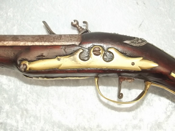 Late 17th Century Spanish Fine Decorated Flintlock Pistol - Image 24