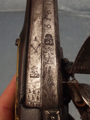 Late 17th Century Spanish Fine Decorated Flintlock Pistol - Image 5