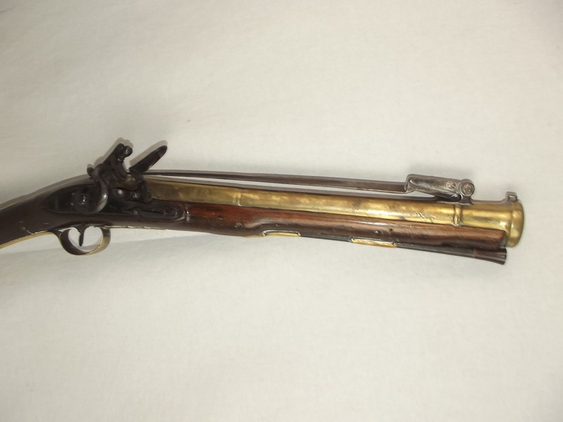 Late 18th / Early 19th Century Blunderbuss With Spring Loaded Bayonet - Image 2