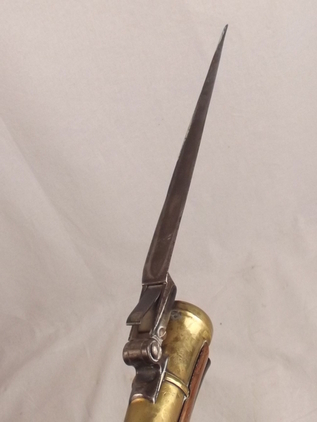 Late 18th / Early 19th Century Blunderbuss With Spring Loaded Bayonet - Image 7