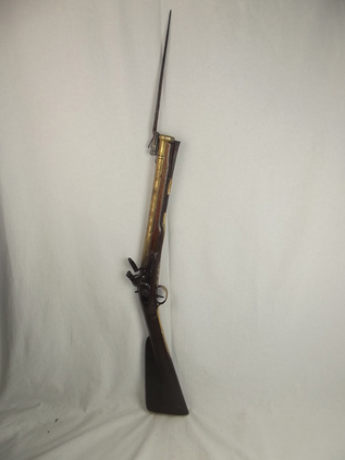 Late 18th / Early 19th Century Blunderbuss With Spring Loaded Bayonet - Image 8