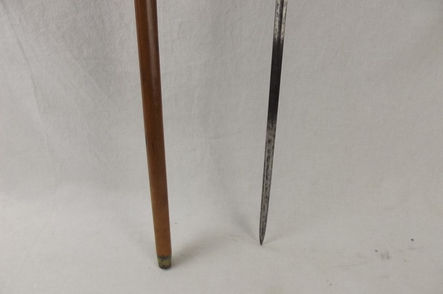 Late 19th Century Named Blue And Gilt Sword Cane - Image 5