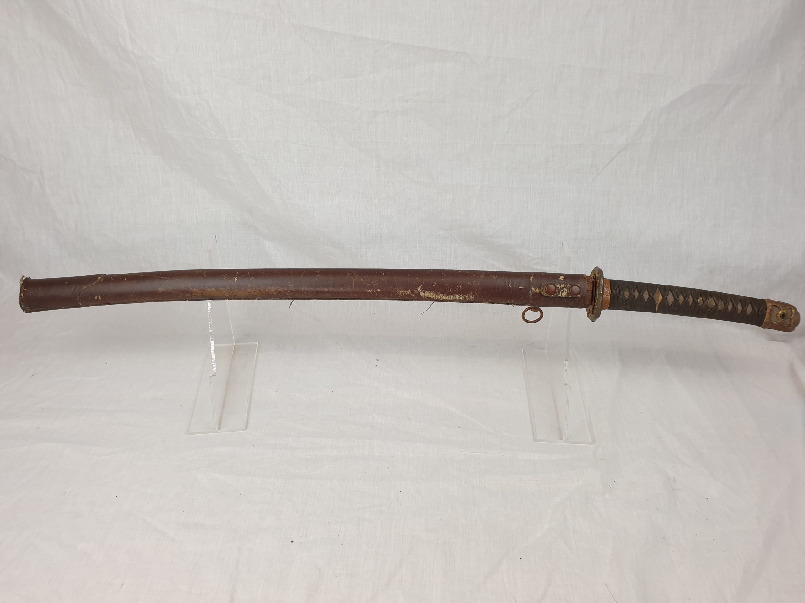 Late WW2 Rare Stainless Steel Bladed Last Ditch Katana - Image 26