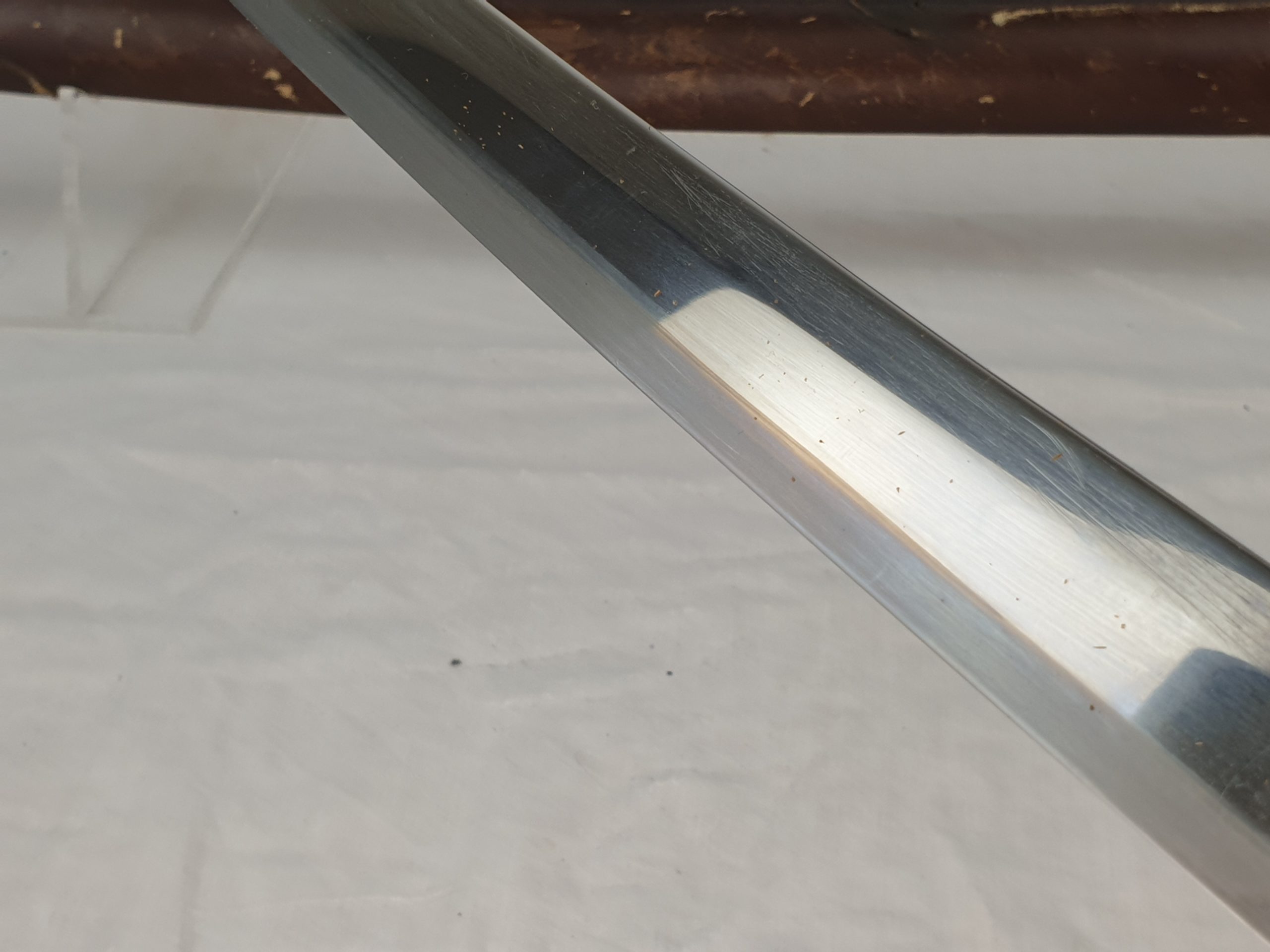Late WW2 Rare Stainless Steel Bladed Last Ditch Katana - Image 22