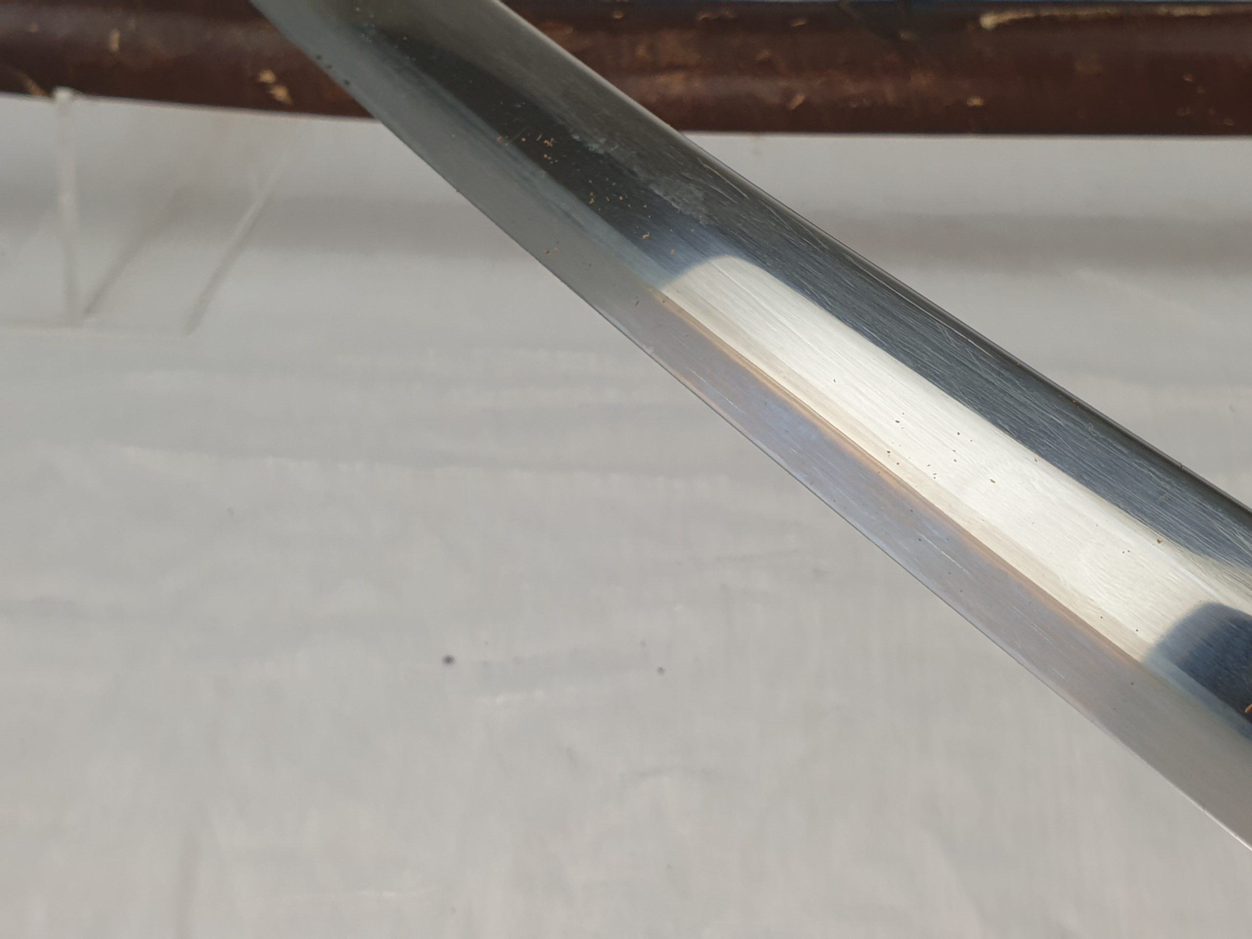 Late WW2 Rare Stainless Steel Bladed Last Ditch Katana - Image 21