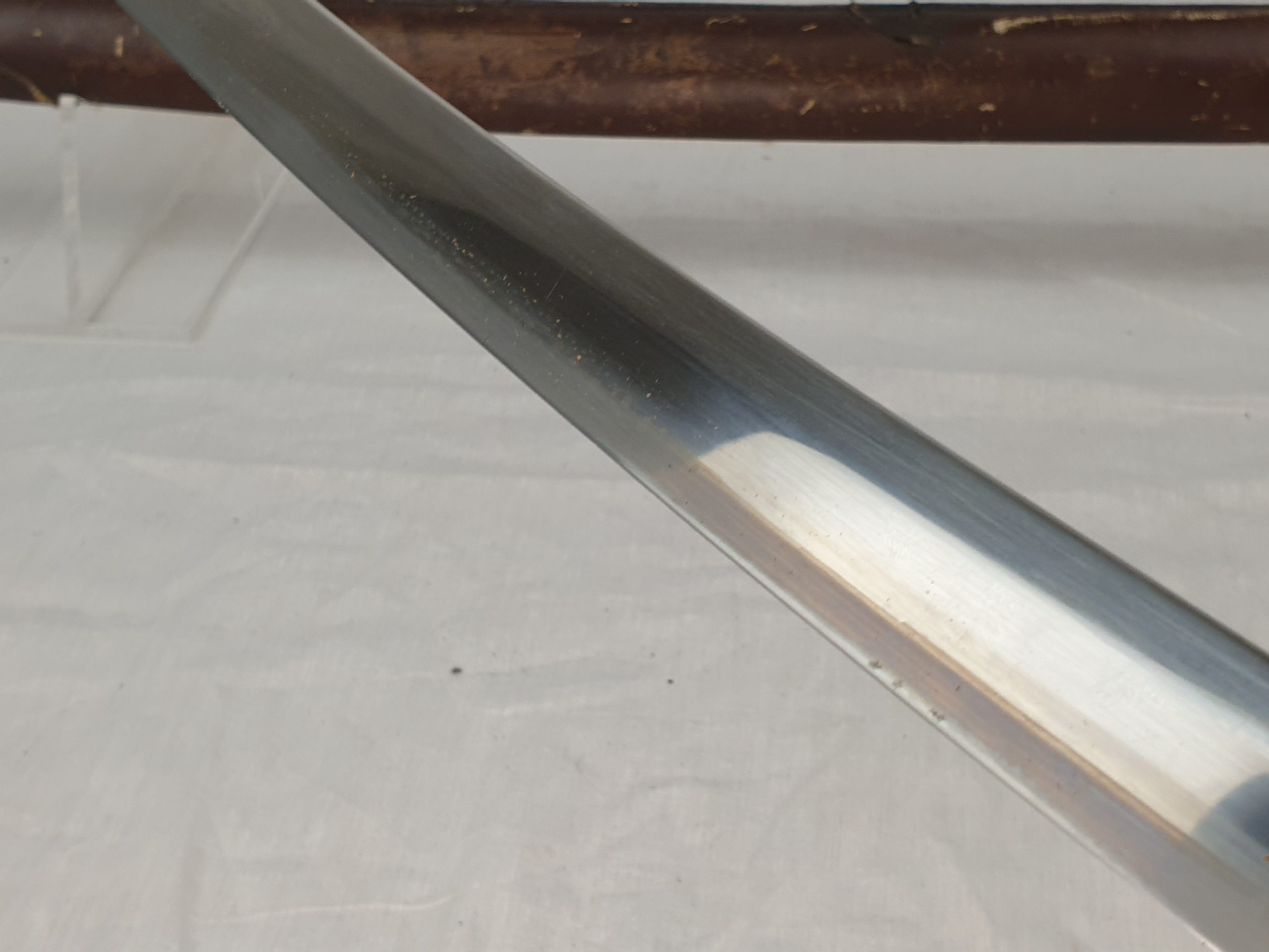 Late WW2 Rare Stainless Steel Bladed Last Ditch Katana - Image 20