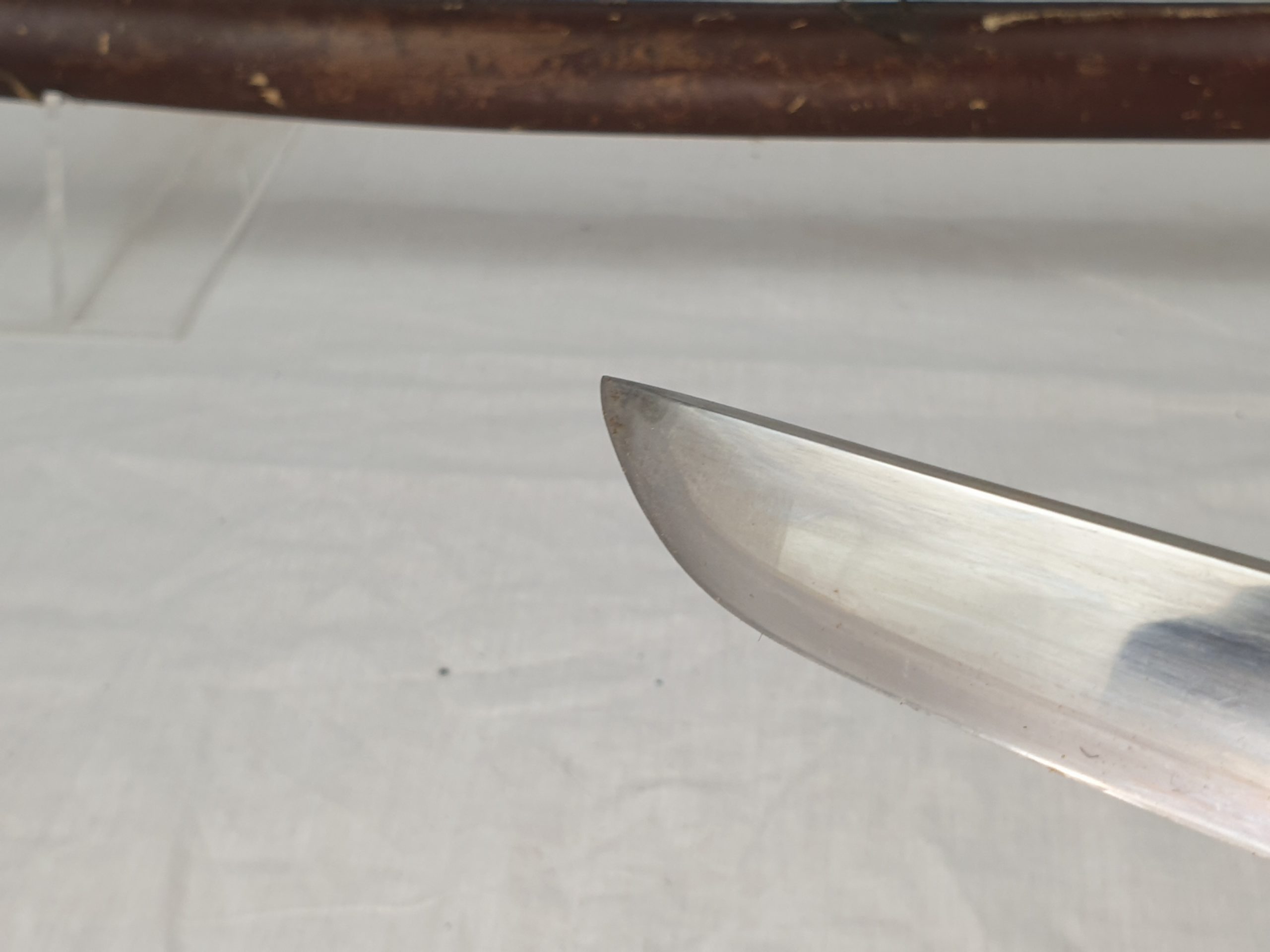 Late WW2 Rare Stainless Steel Bladed Last Ditch Katana - Image 10