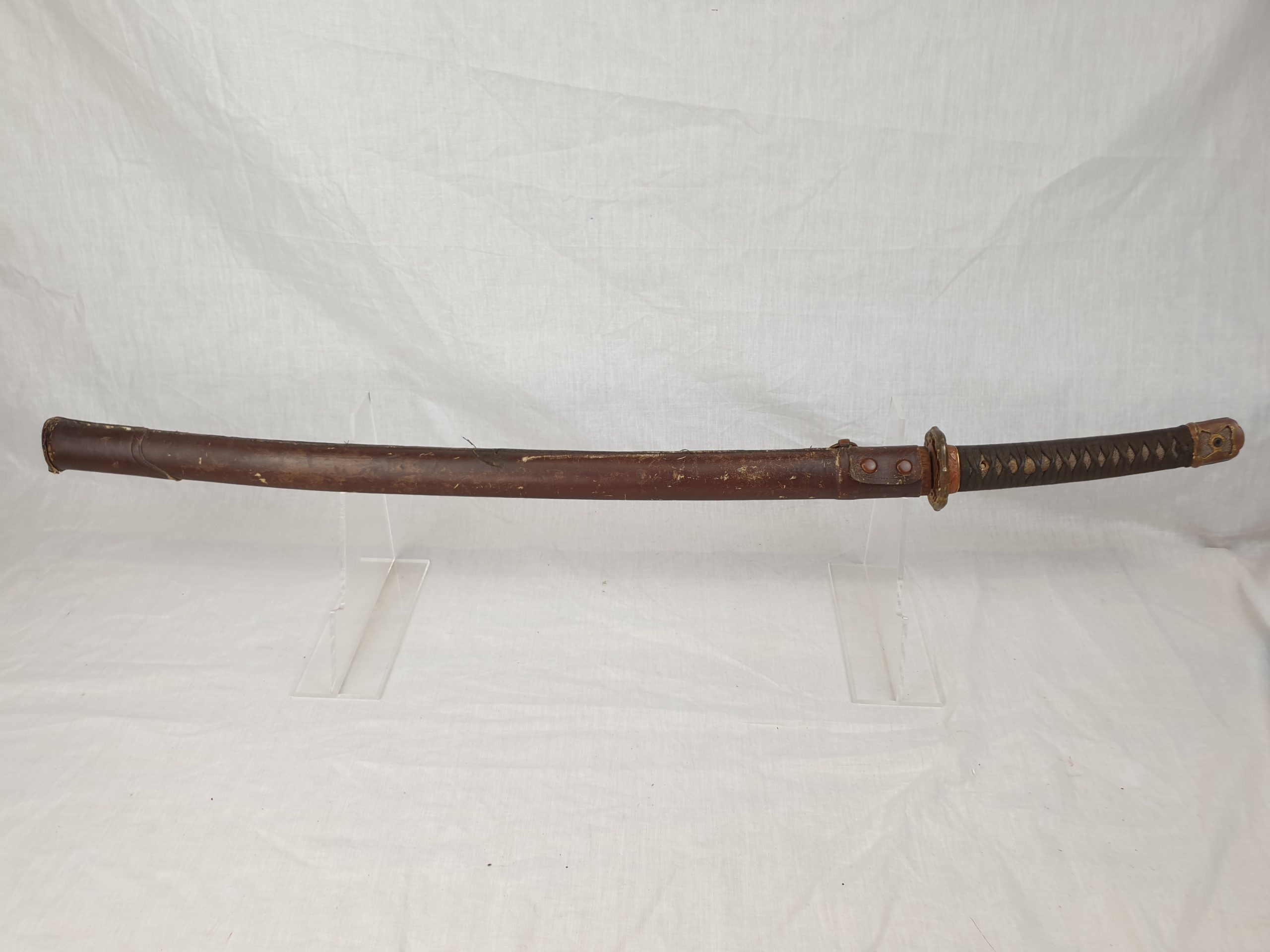 Late WW2 Rare Stainless Steel Bladed Last Ditch Katana - Image 27