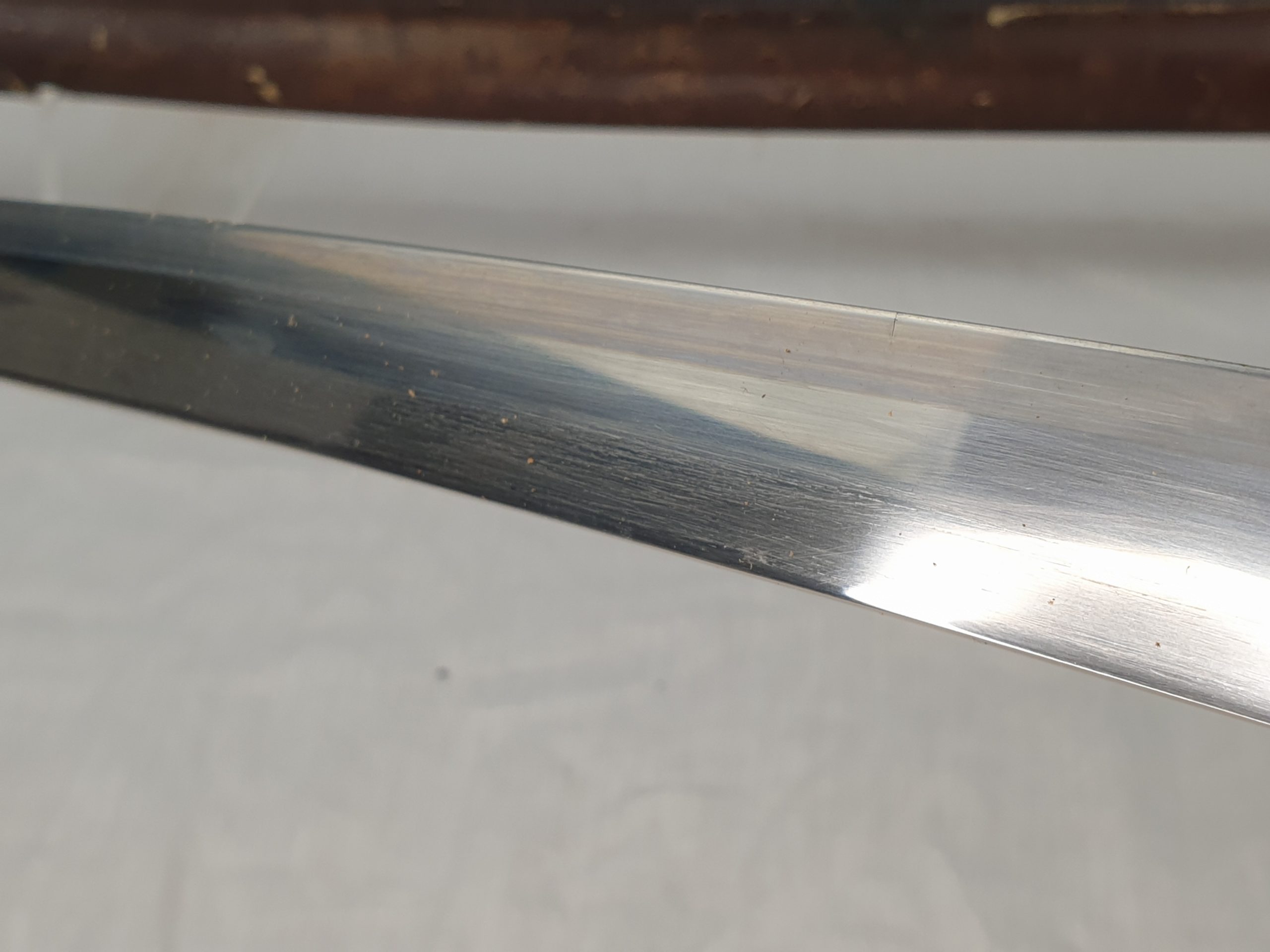 Late WW2 Rare Stainless Steel Bladed Last Ditch Katana - Image 13