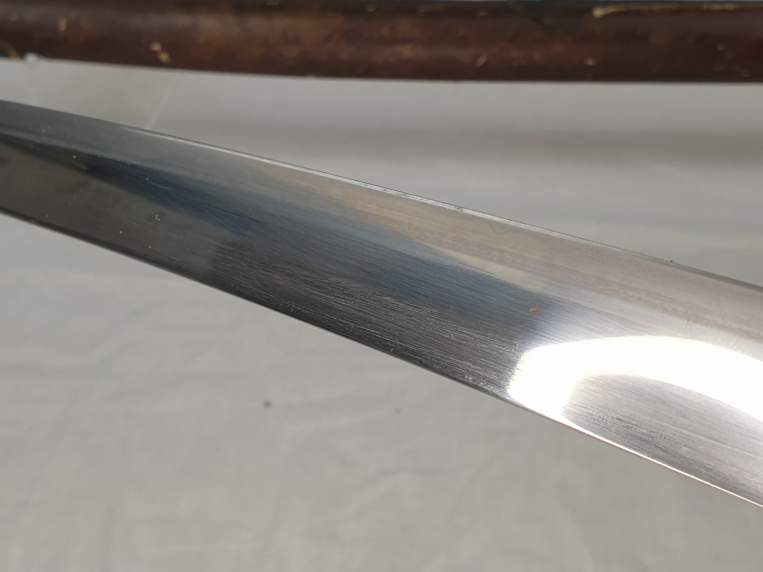 Late WW2 Rare Stainless Steel Bladed Last Ditch Katana - Image 14