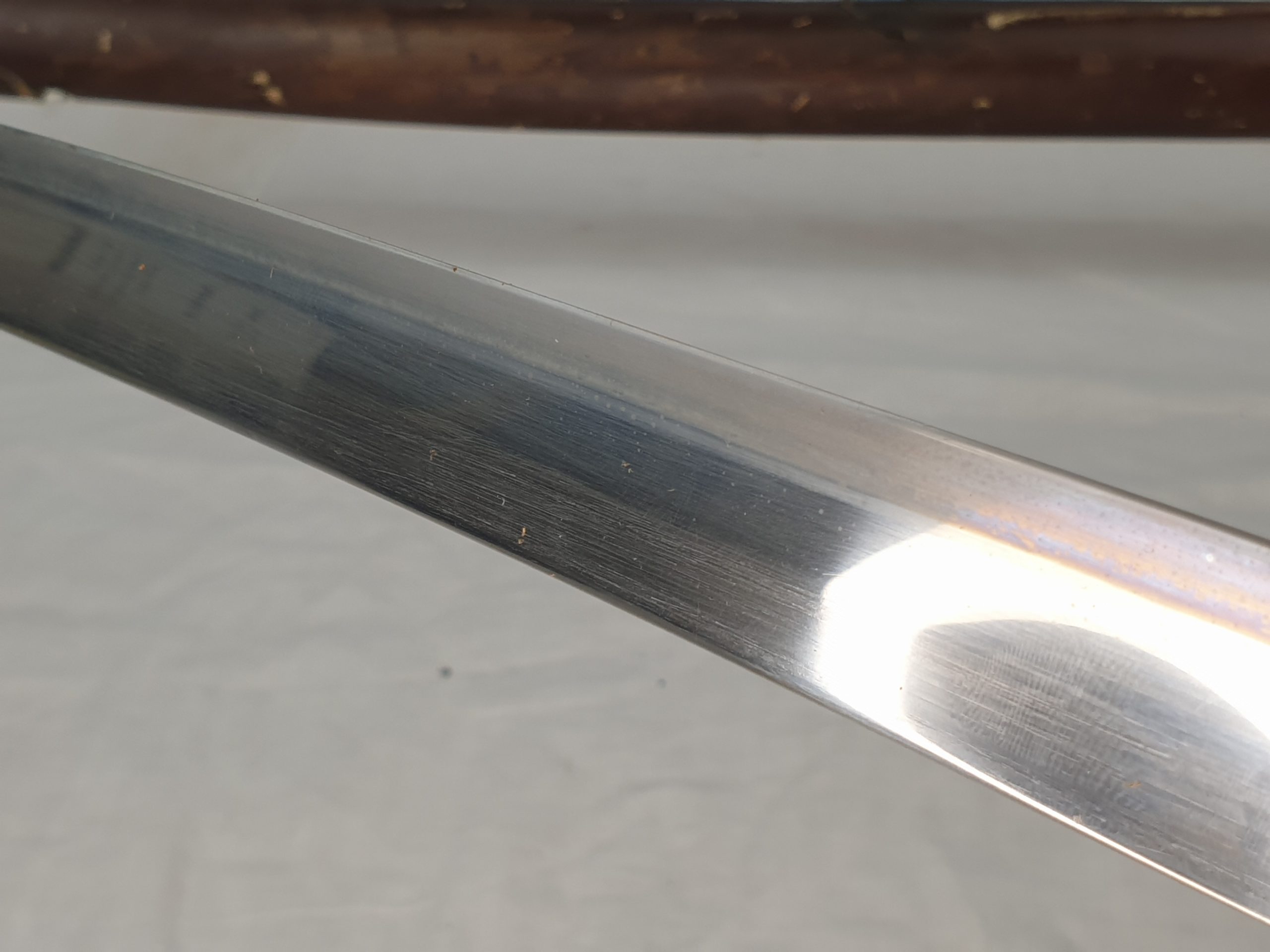 Late WW2 Rare Stainless Steel Bladed Last Ditch Katana - Image 15