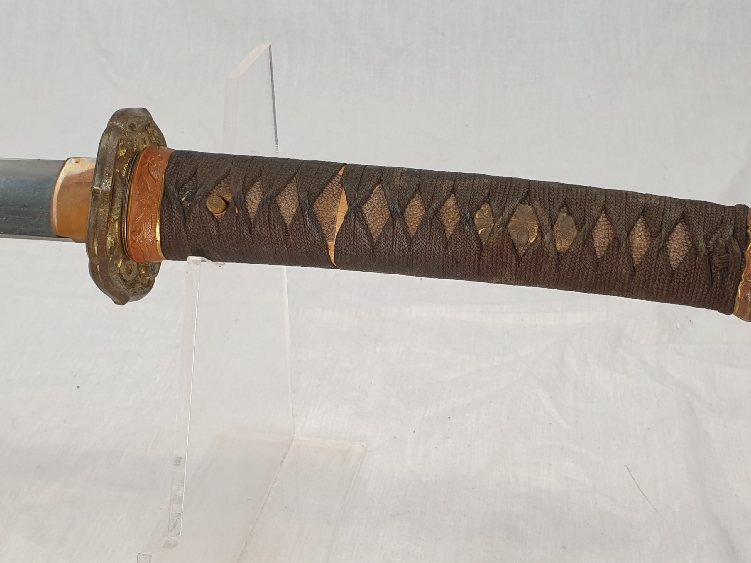 Late WW2 Rare Stainless Steel Bladed Last Ditch Katana - Image 9