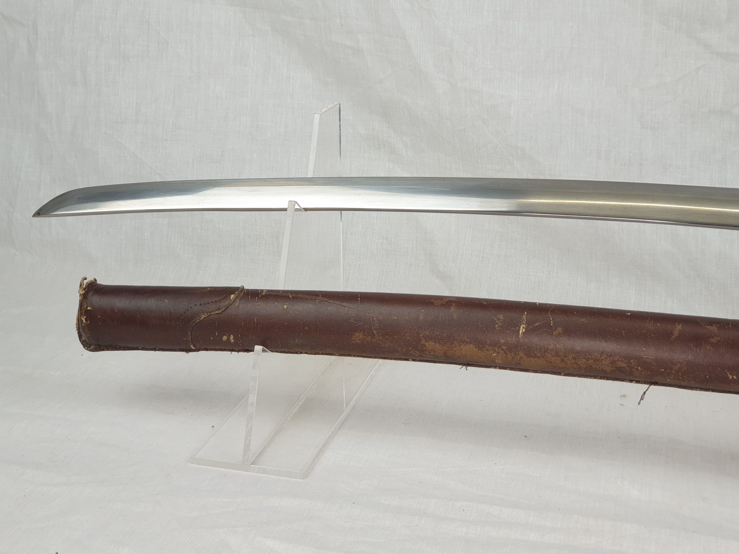 Late WW2 Rare Stainless Steel Bladed Last Ditch Katana - Image 32