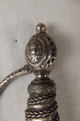 Mid 18th Century Silver Hilted Dated English Small Sword - Image 4