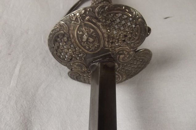 Mid 18th Century Silver Hilted Dated English Small Sword - Image 6