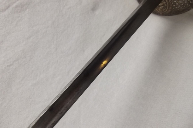 Mid 18th Century Silver Hilted Dated English Small Sword - Image 7