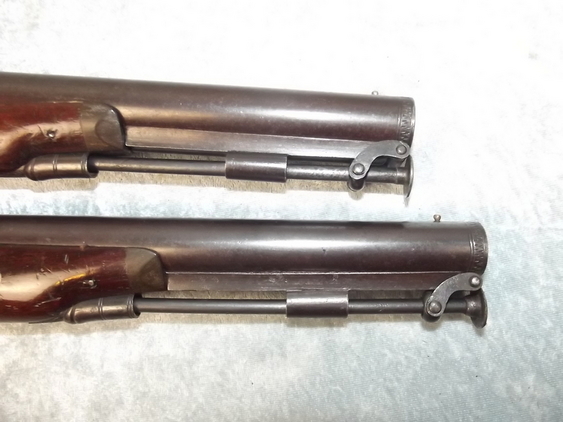 Pair of 18th Century Duelling Percussion Pistols by H.W. Mortimer Of London - Image 13
