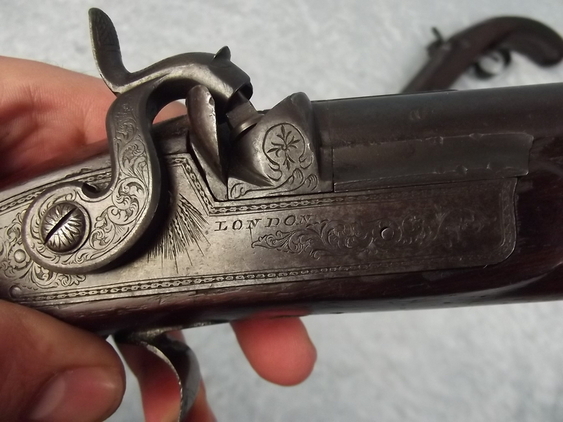 Pair of 18th Century Duelling Percussion Pistols by H.W. Mortimer Of London - Image 20