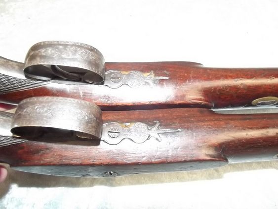 Pair of 18th Century Duelling Percussion Pistols by H.W. Mortimer Of London - Image 9