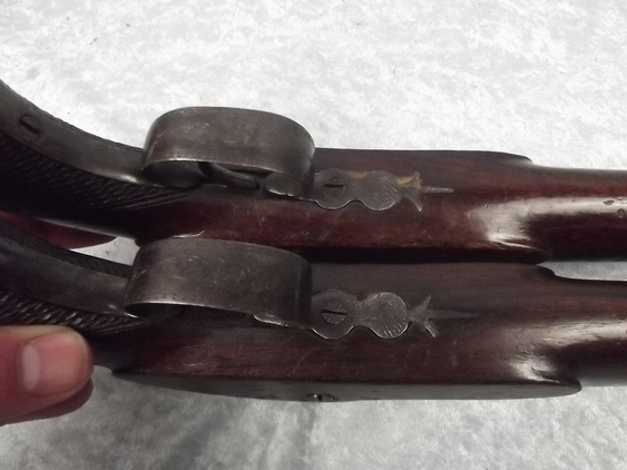 Pair of 18th Century Duelling Percussion Pistols by H.W. Mortimer Of London - Image 10