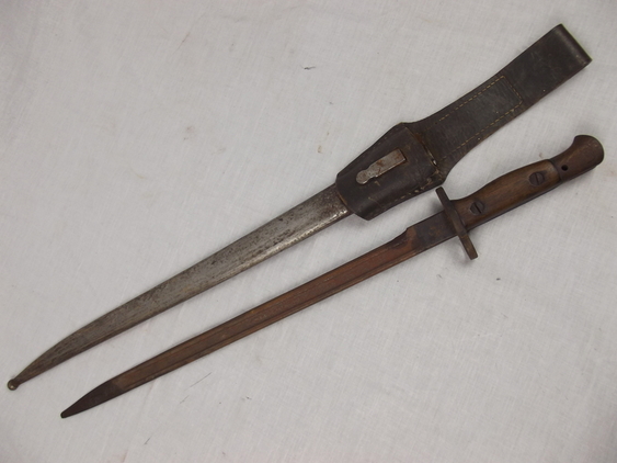 Portuguese M1886 Styer Bayonet and Scabbard - Image 17