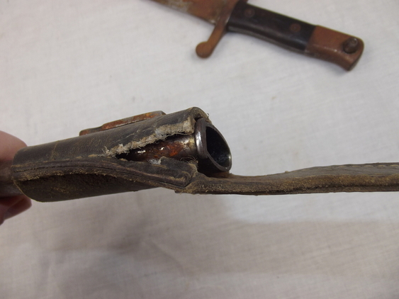 Portuguese M1886 Styer Bayonet and Scabbard - Image 6
