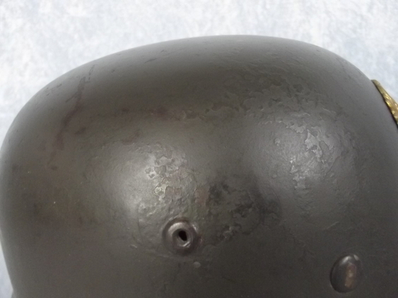 Rare Condor Legion Spanish Civil War German Manufactured M35 Badged Steel Helmet - Image 12
