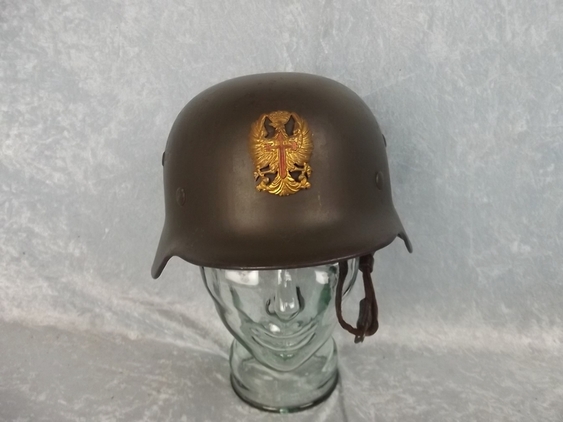 Rare Condor Legion Spanish Civil War German Manufactured M35 Badged Steel Helmet - Image 3