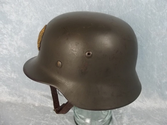 Rare Condor Legion Spanish Civil War German Manufactured M35 Badged Steel Helmet - Image 6