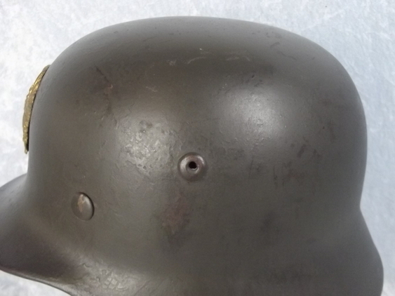 Rare Condor Legion Spanish Civil War German Manufactured M35 Badged Steel Helmet - Image 7