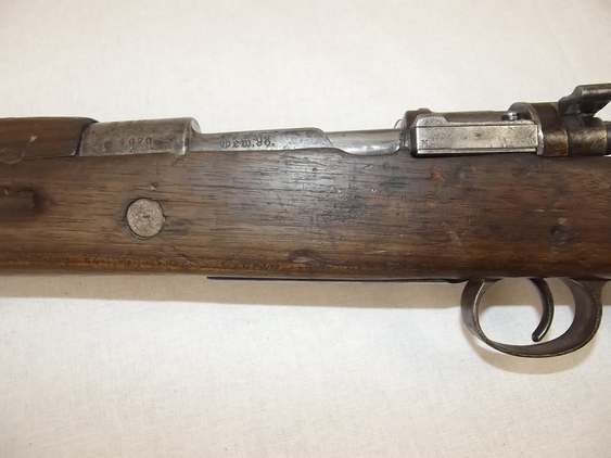 WW1 1899/1917 Mauser Karabiner Gew 98 Bolt Action Rifle - Deactivated - Image 7
