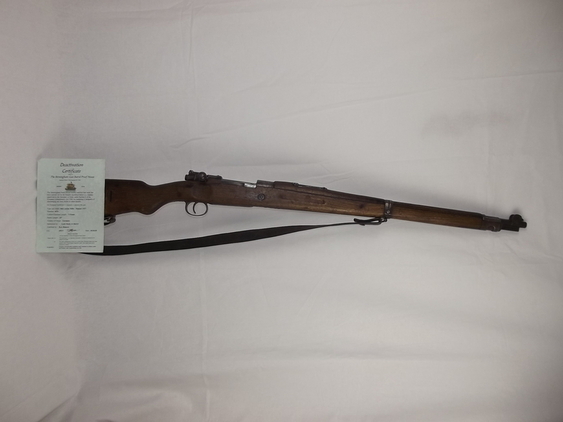 WW1 1899/1917 Mauser Karabiner Gew 98 Bolt Action Rifle - Deactivated - Image 43