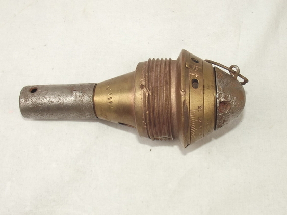 Rare WW1 Complete AEG 15 ZmWM German Fuse