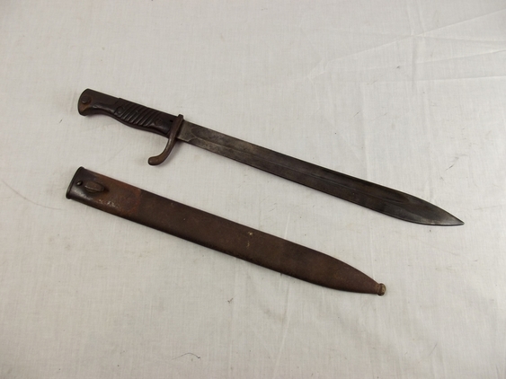 Rare WW1 German Gew98 Imperial Bayonet and Scabbard
