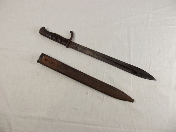 Rare WW1 German Gew98 Imperial Bayonet and Scabbard - Image 23