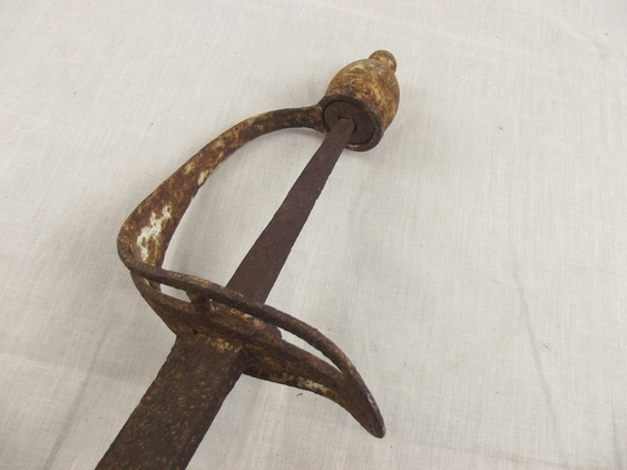 Riverfound C1700 Large Slot Hilt Caved Sword - Image 18