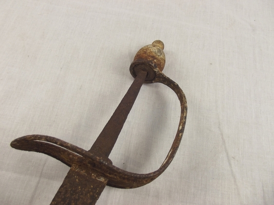 Riverfound C1700 Large Slot Hilt Caved Sword - Image 19