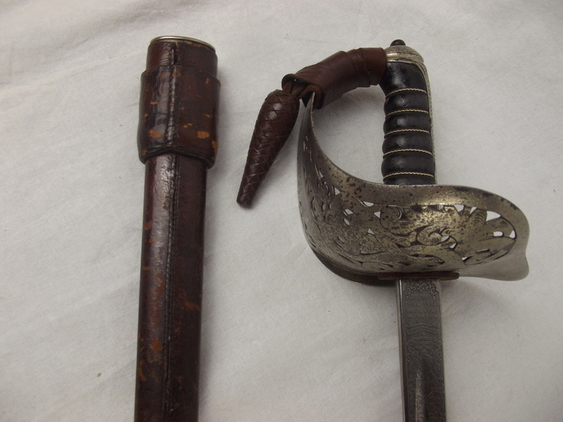 The 1897 Infantry Officers Sword Of Air Commadore John Adrian Chamier - Image 2
