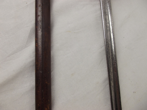 The 1897 Infantry Officers Sword Of Air Commadore John Adrian Chamier - Image 3