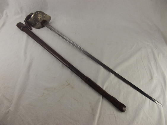 The 1897 Infantry Officers Sword Of Air Commadore John Adrian Chamier