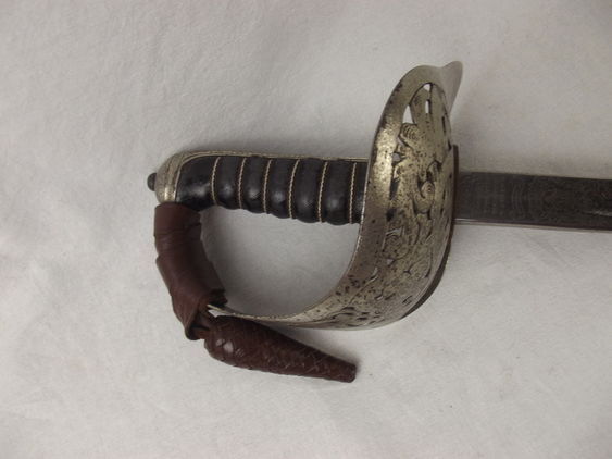 The 1897 Infantry Officers Sword Of Air Commadore John Adrian Chamier - Image 6