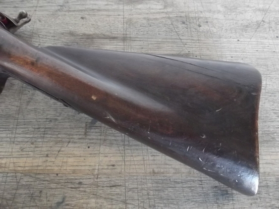 Very Rare Circa 1765 Canada Export Brown Bess Musket Full Gauge - Image 3