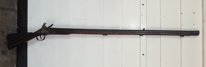 Very Rare Circa 1765 Canada Export Brown Bess Musket Full Gauge