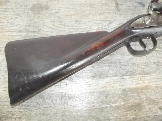 Very Rare Circa 1765 Canada Export Brown Bess Musket Full Gauge - Image 10