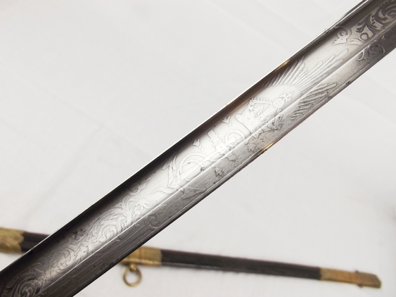 Victorian 1827 Pattern Royal Navy Officer's Dress Sword and Scabbard - Image 19