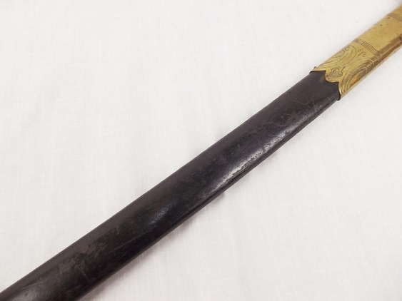 Victorian 1827 Pattern Royal Navy Officer's Dress Sword and Scabbard - Image 2