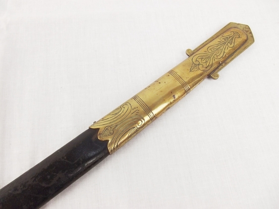 Victorian 1827 Pattern Royal Navy Officer's Dress Sword and Scabbard - Image 3