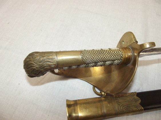 Victorian 1827 Pattern Royal Navy Officer's Dress Sword and Scabbard - Image 8